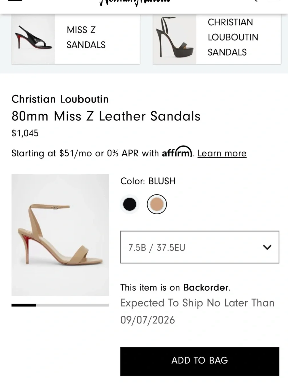 Christian Louboutin Nude Beige Ankle Strap Sandals with Red Sole